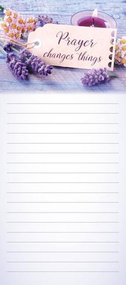 Image of Magnetic Note Pad: Prayer Changes Things