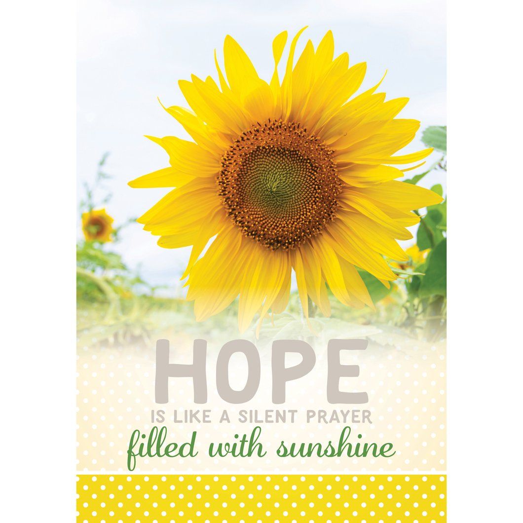 Image of Writing Tablet Silent Prayer Sunflower