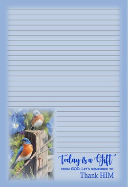 Image of Note Pad Bluebird 6 x 9