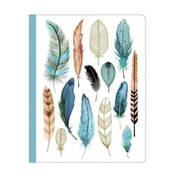 Image of Notebook Feathers Deluxe Spiral