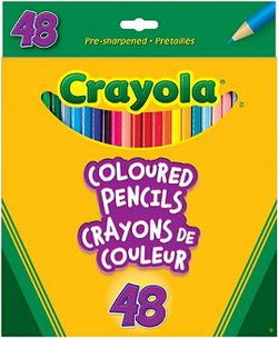 Image of Pencils Coloured 48’s Crayola