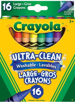 Image of Crayons 16’s Large Washable