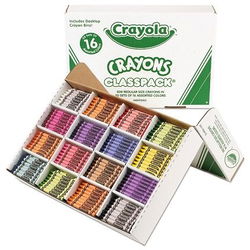 Image of Regular Crayons Classpack 800 (16 Colours)