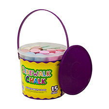 Image of Sidewalk Color Chalk (15/bucket)