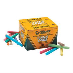 Image of Dustless Chalk Assorted coloured 144pk