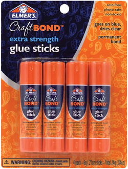 Image of Glue Stick Extra Stength Craft Bond 4/Pkg