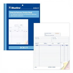 Image of Blueline Invoices Book DCB177