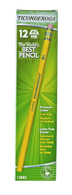 Image of Ticonderoga Dixon HB #2. 12pk