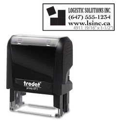 Image of Trodat Printy 4911 Self Inking Stamp 1.5′ x 0.55′