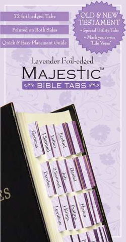 Image of Bible Tab-Majestic-Lavender