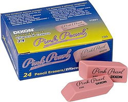 Image of Pink Pearl Eraser  – Medium Pack of 24