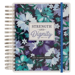 Image of 2025 Wire 18 Month Planner Strength & Dignity Prov. 31:25