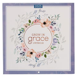 Image of 2025 Calendar Lg Grow in Grace 2 Peter 3:18