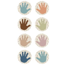 Image of Everyone is Welcome Helping Hands Mini Stickers