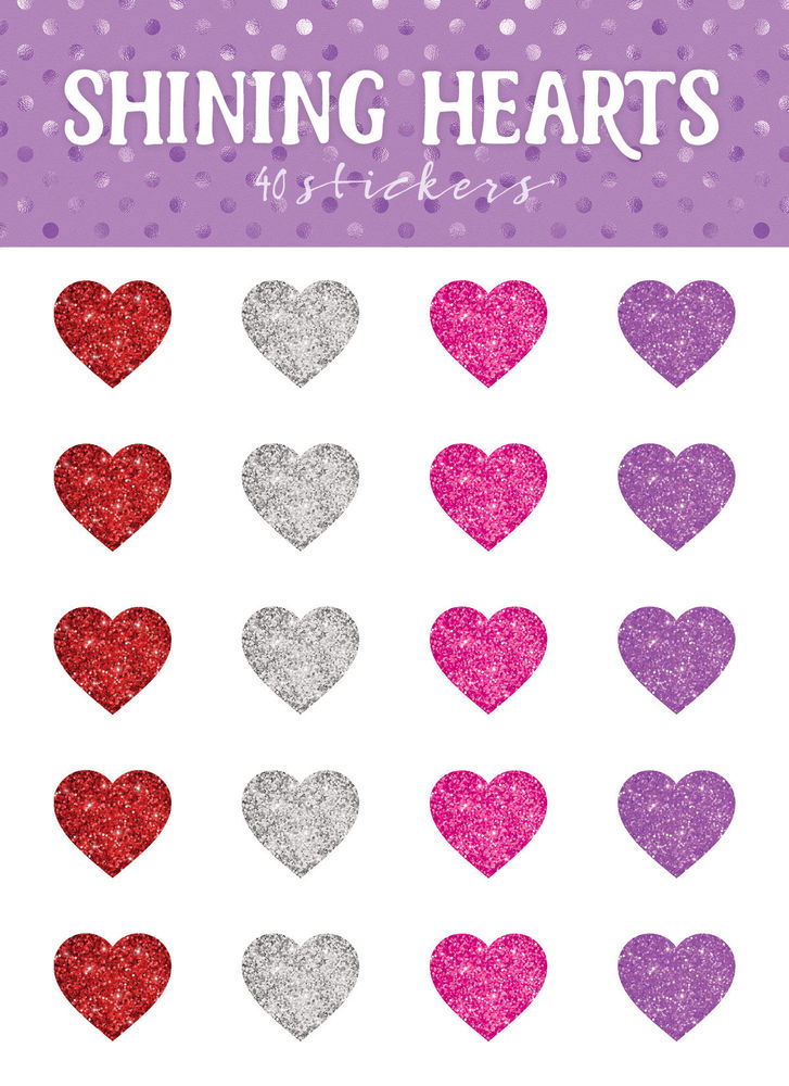 Image of Shining Hearts Mini Stickers