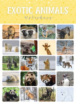 Image of Exotic Animals Mini Stickers