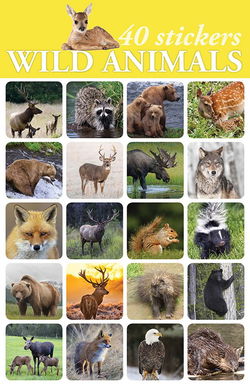 Image of Stickers Wild Animals 40pk