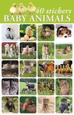 Image of Stickers Baby Animals 40pk