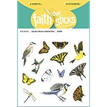 Image of Garden Birds and Butterflies Stickers