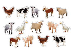 Image of Stickers Farm Animals: Photographic Shape
