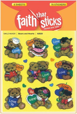 Image of Bears and Hearts -Faith That Sticks