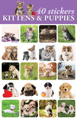 Image of Stickers Kittens & Puppies 40pk