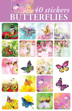 Image of Stickers: Butterflies 40pk