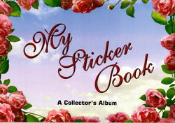 Image of My Sticker Album – Rose Border – Collector’s Album