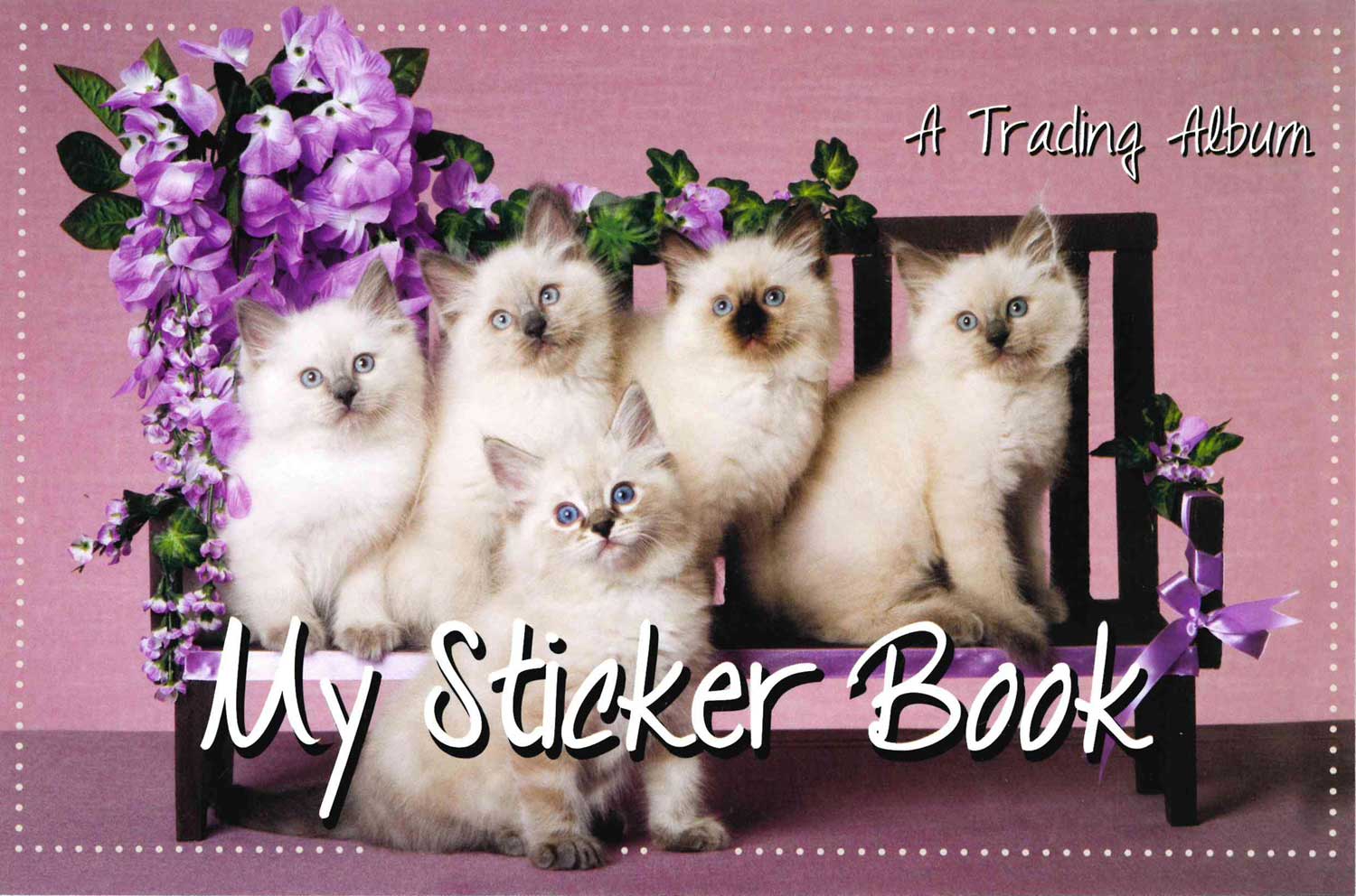 Image of My Sticker Album – Rag Doll Kittens – Trading Album