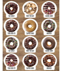 Image of Stickers Donuts Shaped – Discontinued