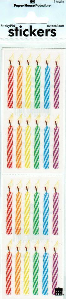 Image of Stickers Birthday Candles