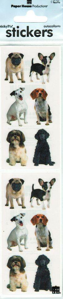 Image of Stickers Small Mixed Dogs