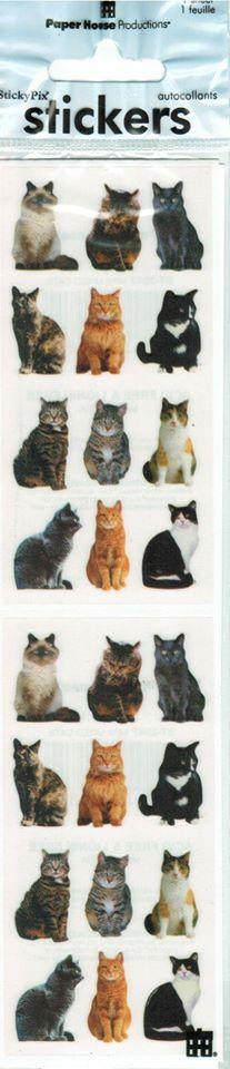 Image of Stickers Mini Mixed Cats