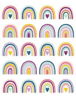 Image of Rainbows Stickers Oh Happy Day
