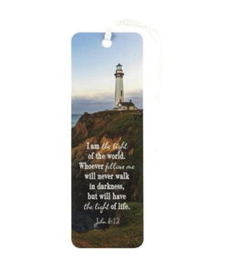 Image of Bookmark Lighthouse Tassel John 8:12