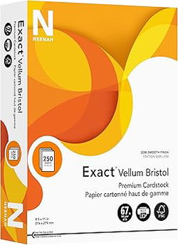 Image of Cardstock White 8.5 x 11 250 Sheets