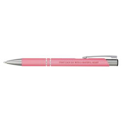 Image of Pen in Case Pink Grateful Heart