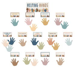 Image of Everyone is Welcome Helping Hands Mini Bulletin Board