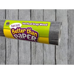 Image of Fun Size Vertical Gray Wood – Better Than Paper Bulletin Board Roll