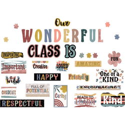Image of Wonderfully Wild – Our Wonderful Class Mini Bulletin Board