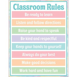 Image of Pastel Pop – Classroom Rules Chart
