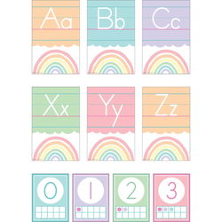 Image of Pastel Pop – Alphabet Bulletin Board