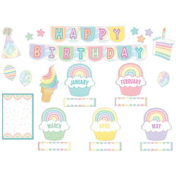 Image of Pastel Pop – Happy Birthday Mini Bulletin Board