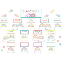 Image of Pastel Pop – Classroom Jobs Mini Bulletin Board