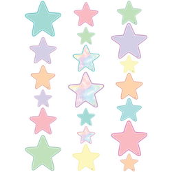 Image of Pastel Pop – Stars Accents – Assorted Sizes