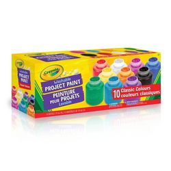 Image of Crayola Washable Project Paint, 10 Count