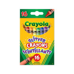 Image of Crayola Glitter Crayons, 16 Count