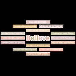 Image of Terrazzo Tones Believe You Can Mini Bulletin Board