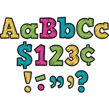 Image of Chalkboard Brights Bold 4-Inch Letters Combo Pack