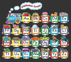 Image of Alphabet Train Bulletin Board Display Set